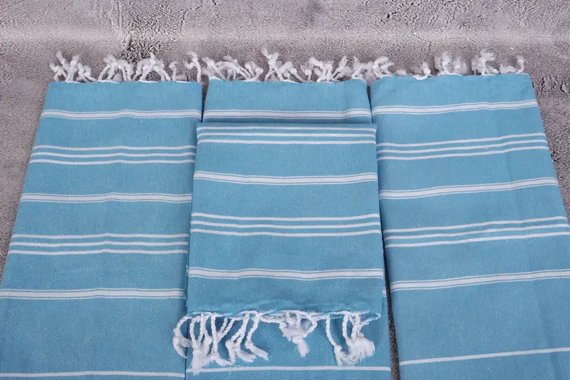 Kitchen Towel, Travel Towel, Christmas Hand Towel, Bridesmaid Gift, Bridesmaid Gifts, 40x24 Cotton Striped Towel, Personalized Kitchen Towel - 4