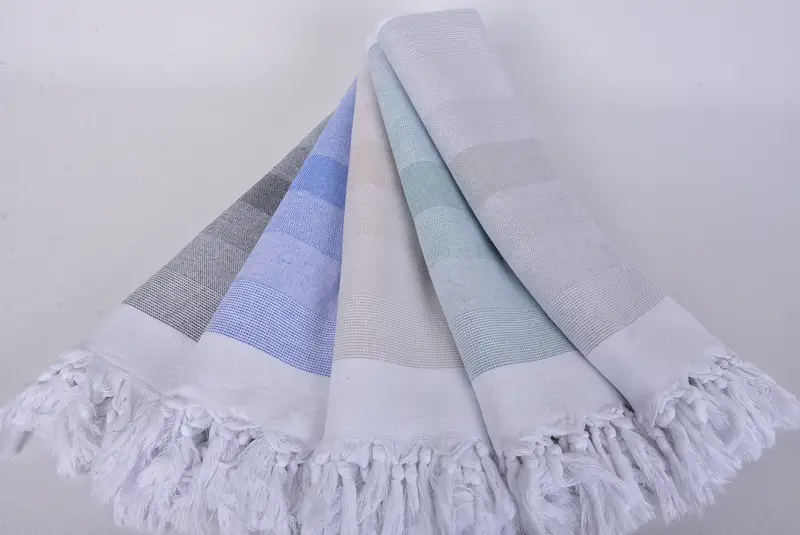 Absorbent towel, Arizona Bachelorette Party Favors, Yoga Towel, Bridal Shower Gift, 70x38 Cotton Striped Towel, Quick-dry peshtemal, Family Gift - 4