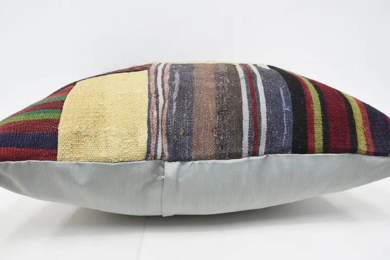 Handwoven Pillow Cover Pillow Case, Pillow for Sofa, 28x28 Beige Cushion Case, Pillow Cover, Boho Pillow Sham Cover, Turkish Pillow - 5