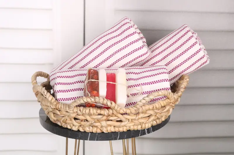 Turkish bath towel for spa, 76x40 Cotton Striped Towel, Spa Gift Towel, Hammam towel, Wedding Favors, Gym Towel, Bridesmaid Gifts, Personalize Gift - 4