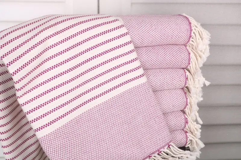 Turkish bath towel for spa, 76x40 Cotton Striped Towel, Spa Gift Towel, Hammam towel, Wedding Favors, Gym Towel, Bridesmaid Gifts, Personalize Gift - 1