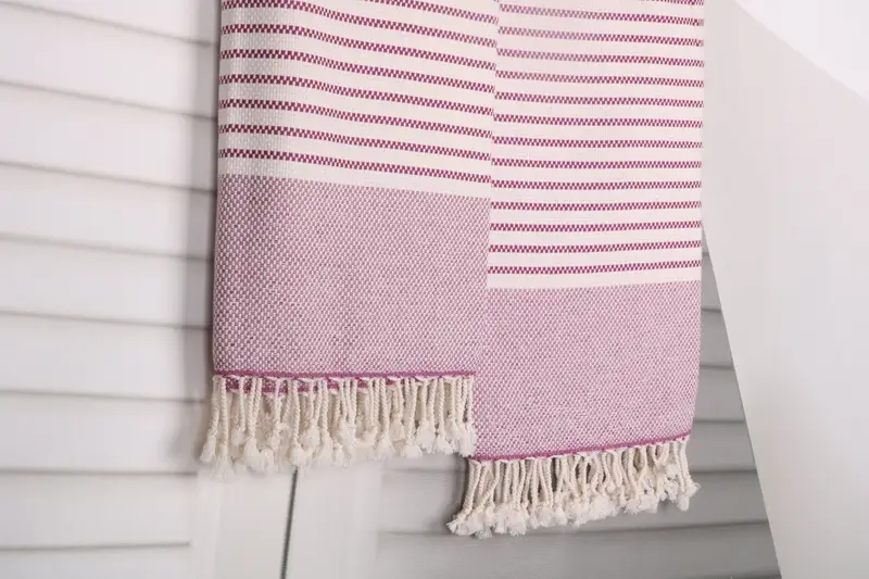 Turkish bath towel for spa, 76x40 Cotton Striped Towel, Spa Gift Towel, Hammam towel, Wedding Favors, Gym Towel, Bridesmaid Gifts, Personalize Gift - 8