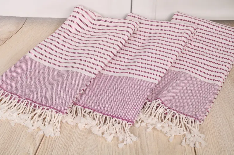 Turkish bath towel for spa, 76x40 Cotton Striped Towel, Spa Gift Towel, Hammam towel, Wedding Favors, Gym Towel, Bridesmaid Gifts, Personalize Gift - 6