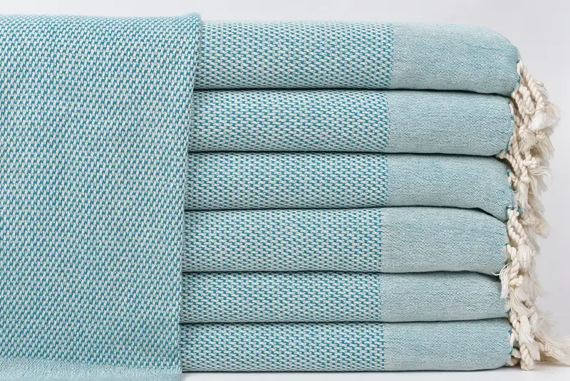 Gift For Bride, Wedding Anniversary Gift, Small Bath Towels, Bridesmaid Gifts, Bridal Shower Gift, 44x24 Cotton Polka Dot Towel, Turkish Tea Towel - 1