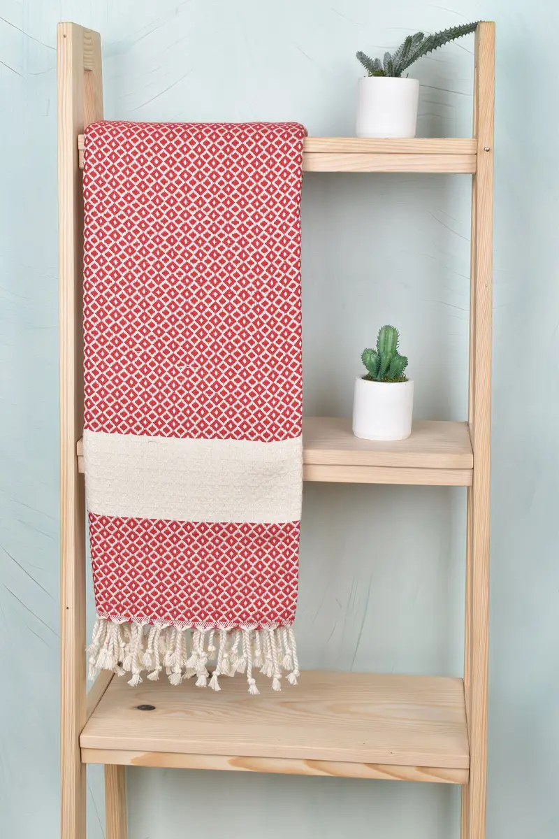Bachelorette Gifts, Custom Wedding Gift, Fouta towel, Anniversary Gift For Her, Scarf Towel, 70x40 Cotton Geometric Towel, Sand-Resistant Peshtemal - 8