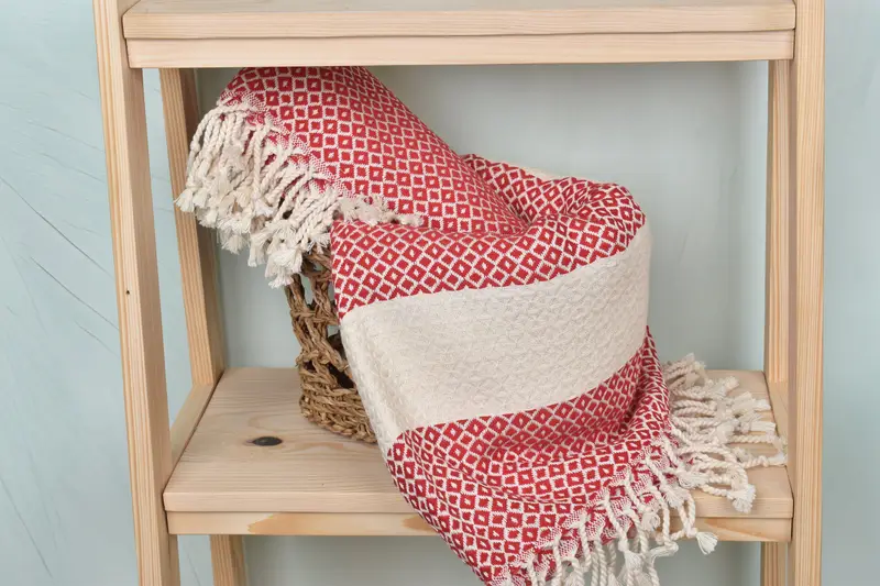 Bachelorette Gifts, Custom Wedding Gift, Fouta towel, Anniversary Gift For Her, Scarf Towel, 70x40 Cotton Geometric Towel, Sand-Resistant Peshtemal - 4