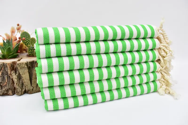 Bridesmaid Gift, Bridesmaid Gifts, Personalized Gift, Wedding Day Gift For Bride, 40x18 Cotton Striped Towel, Spa Towel, Monogram Kitchen Towel - 2