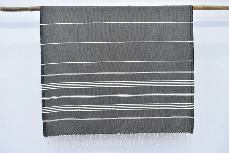 Turkish hand towel, Personalized Gifts, Yoga Towel, Mother Of The Groom Gift, 70x40 Cotton Striped Towel, Turkish Towel Beach, Custom Turkish Towel - 5