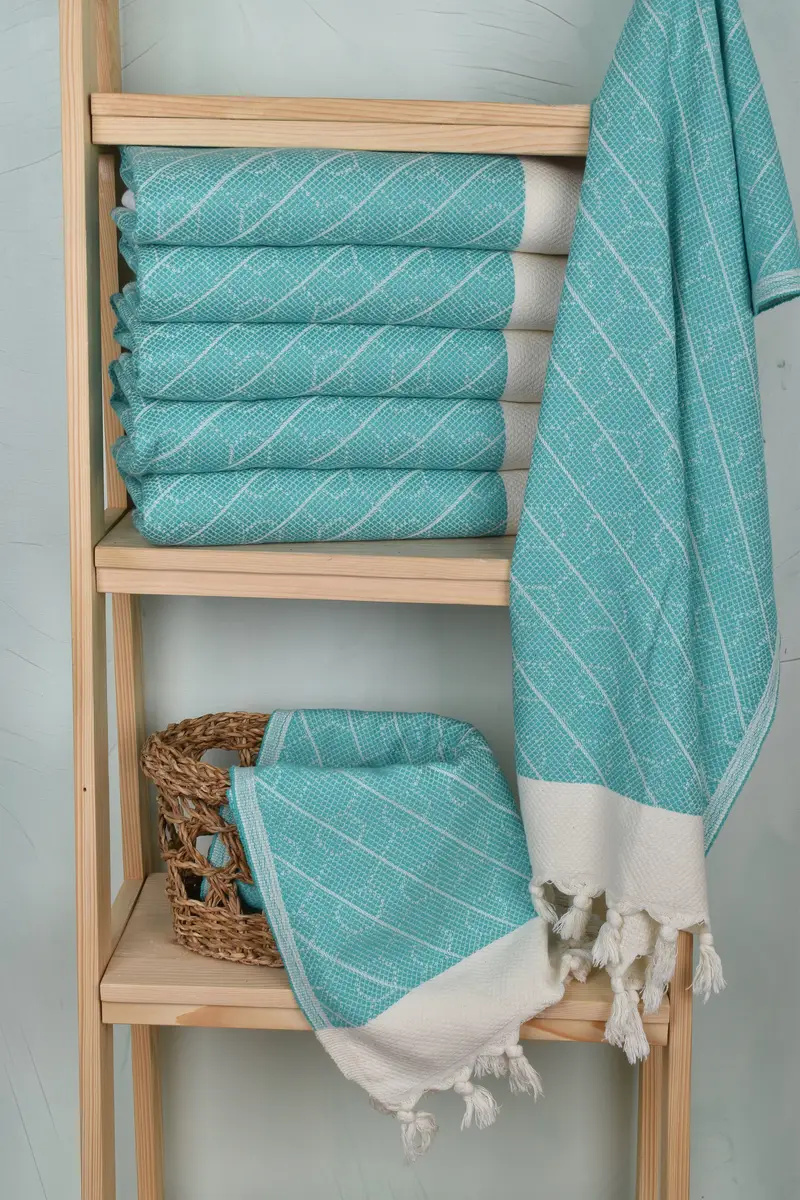 Home Decor Gifts, Custom Hand Towel, Bride Gift, Personalized Dish Towel, 36x18 Cotton Geometric Towel, Bachelorette Towel, Personalized Gift - 3