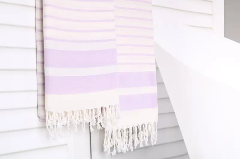 Turkish hand towel, Luxury towel, Bachelorette Party Gifts Bridesmaids, Family Gift, Scarf Towel, Handmade Turkish Towel, 70x40 Cotton Striped Towel - 8