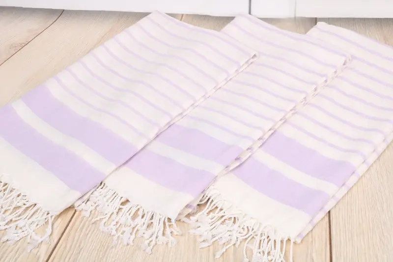 Turkish hand towel, Luxury towel, Bachelorette Party Gifts Bridesmaids, Family Gift, Scarf Towel, Handmade Turkish Towel, 70x40 Cotton Striped Towel - 6