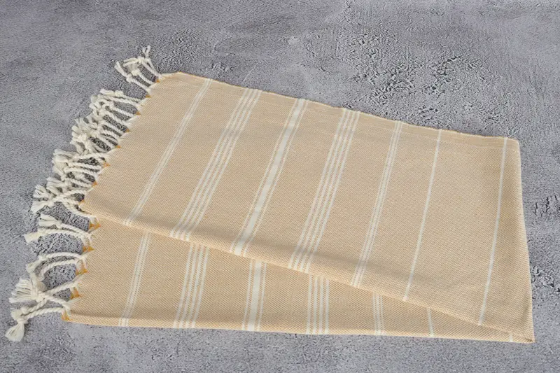 Turkish Tea Towel, Personalized Hand Towel, Guest Towel, 38x24 Cotton Striped Towel, Turkish Towel, Bathroom Towels, Gym Towel, Embroidery Towel - 11
