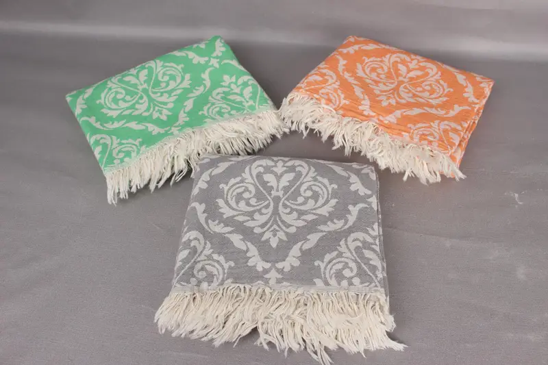 Birthday Gift, Hammam towel, Bachelorette Party Favors, Monogram Turkish Bath Towel, Personalized Turkish Towel, 68x36 Cotton Baroque Towel - 4