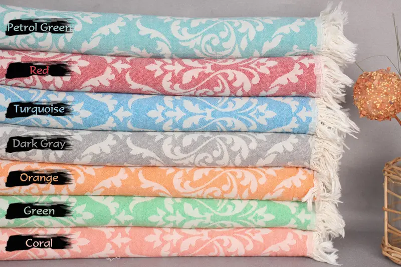 Birthday Gift, Hammam towel, Bachelorette Party Favors, Monogram Turkish Bath Towel, Personalized Turkish Towel, 68x36 Cotton Baroque Towel - 1