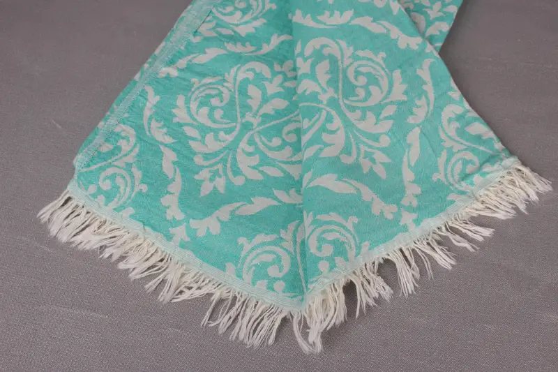 Birthday Gift, Hammam towel, Bachelorette Party Favors, Monogram Turkish Bath Towel, Personalized Turkish Towel, 68x36 Cotton Baroque Towel - 8