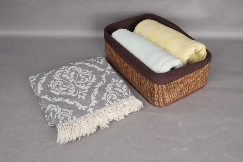 Birthday Gift, Hammam towel, Bachelorette Party Favors, Monogram Turkish Bath Towel, Personalized Turkish Towel, 68x36 Cotton Baroque Towel - 7