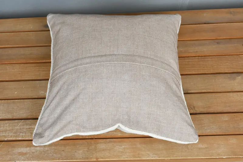 Pillow Cover, Aztec Pillow Sham, Pillow for Couch, Turkish Kilim Pillow, Vintage Kilim Pillow, 16x16 White Cushion Cover, Farmhouse Pillow Cover - 5