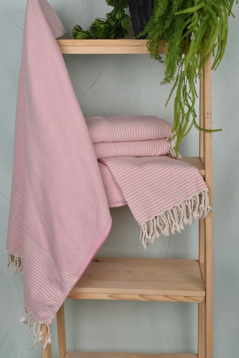 Luxury Turkish Bath Towel, Personalized Gifts, 70x36 Cotton Striped Towel, Bachelor Gift, Handmade Gift, Travel towel, Organic Cotton Towel - 6