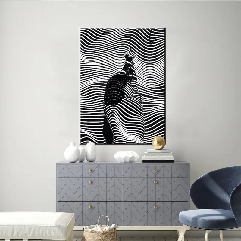 Woman Wall Art, Modern Wall Decor, Luxury Wall Decor, Trendy Wall Art, Woman Canvas, Canvas Wall Art, Home Decor, Birthday Gift, Modern Art, - 1