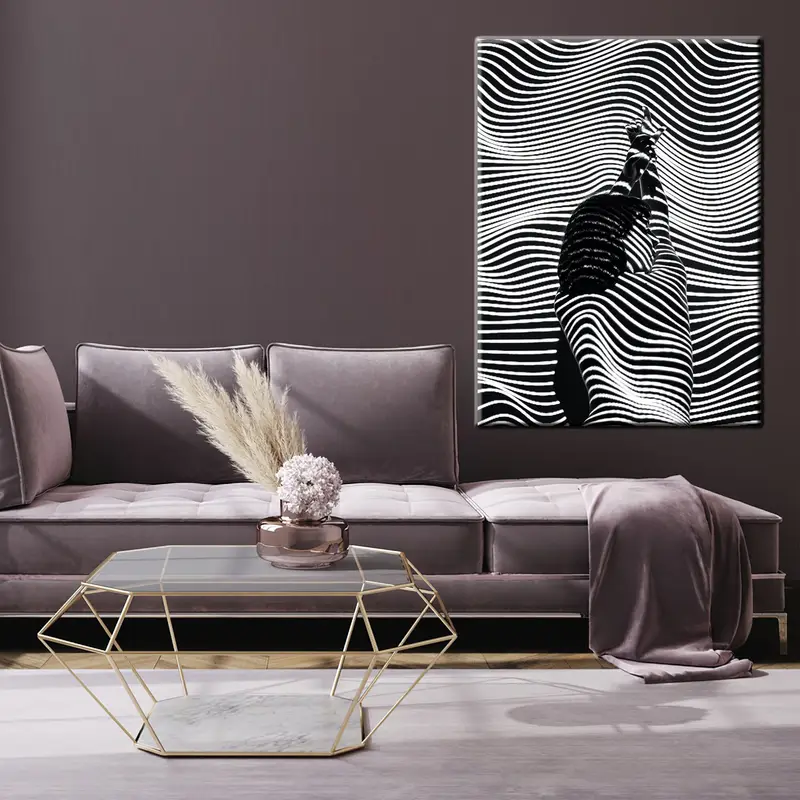 Woman Wall Art, Modern Wall Decor, Luxury Wall Decor, Trendy Wall Art, Woman Canvas, Canvas Wall Art, Home Decor, Birthday Gift, Modern Art, - 6