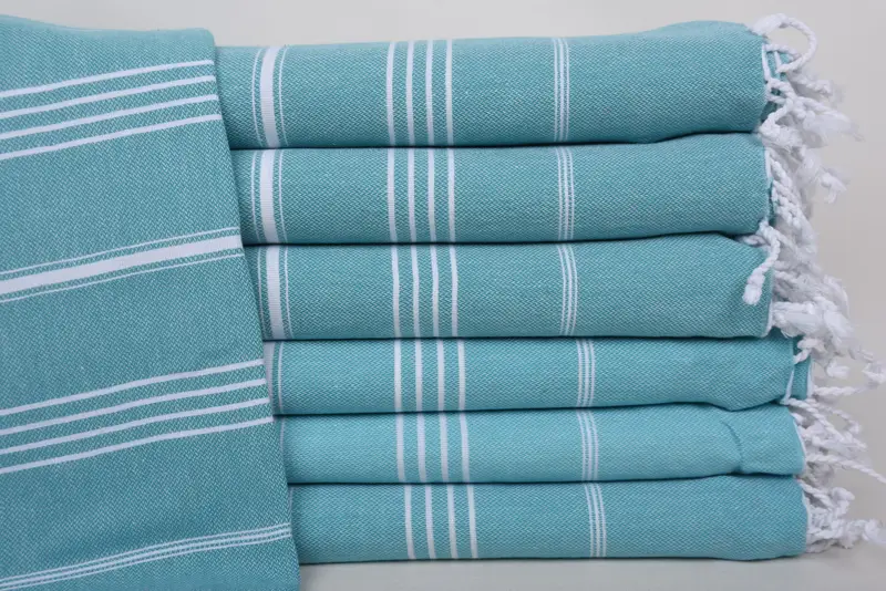 Custom Towel, Eco-friendly Turkish peshtemal towel, Girls Weekend Favors, Luxury towel, Gift Towel, Organic towel, 70x40 Cotton Striped Towel - 1