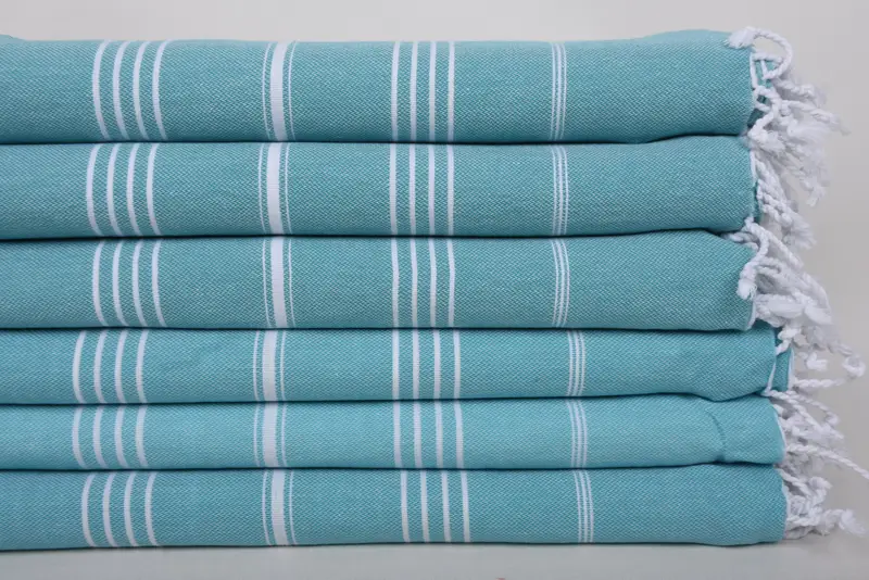 Custom Towel, Eco-friendly Turkish peshtemal towel, Girls Weekend Favors, Luxury towel, Gift Towel, Organic towel, 70x40 Cotton Striped Towel - 3