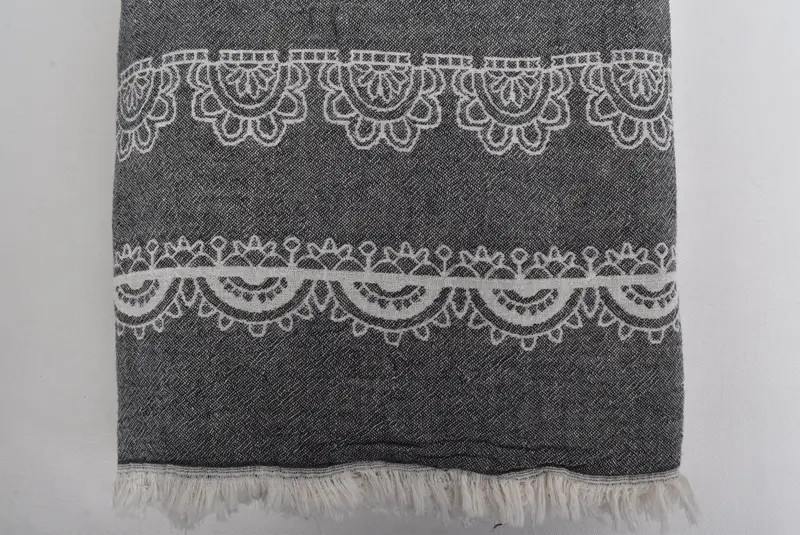 Bachelorette Party Favors Beach, Wedding Favors, Woven Blanket, Tablecloth, 88x80 Cotton Ethnic Design Towel, Wedding Anniversary Gift - 3