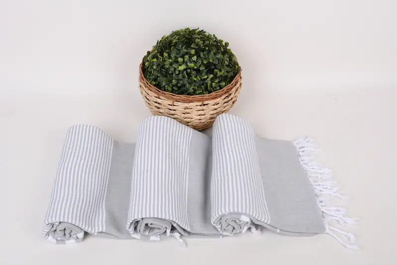 Bath towel, Valentines Day Gift For Her, Sand-resistant towel, Monogram Towels, Gift For Bride, 70x40 Cotton Striped Towel, Beach Towel Bulk - 8