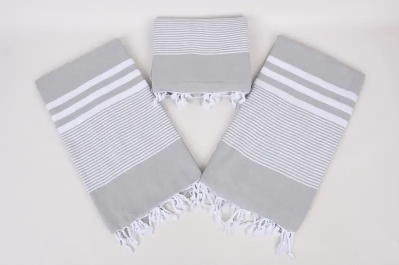 Bath towel, Valentines Day Gift For Her, Sand-resistant towel, Monogram Towels, Gift For Bride, 70x40 Cotton Striped Towel, Beach Towel Bulk - 6