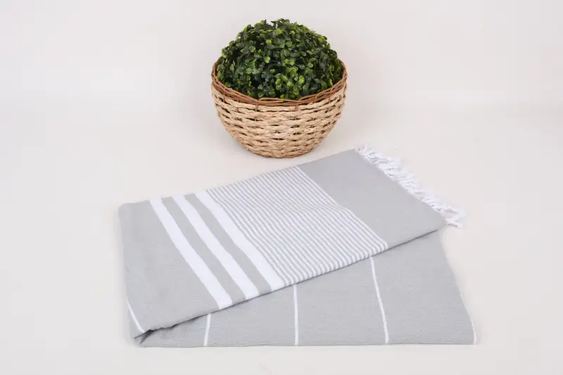 Bath towel, Valentines Day Gift For Her, Sand-resistant towel, Monogram Towels, Gift For Bride, 70x40 Cotton Striped Towel, Beach Towel Bulk - 4