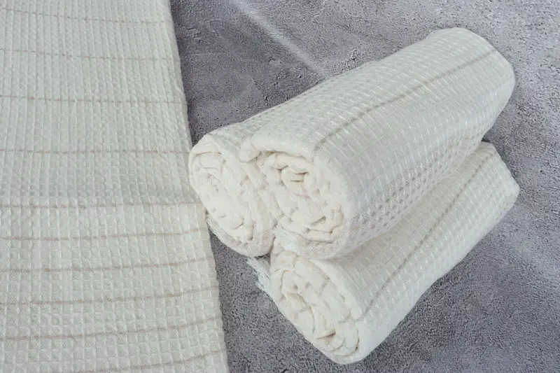 Scarf Towel, Sand-Resistant Peshtemal, 70x40 Cotton Waffle Towel, Home Gift, Beach Towel Gift, Bridesmaid Gift Towel, Personalized Turkish Towel - 8
