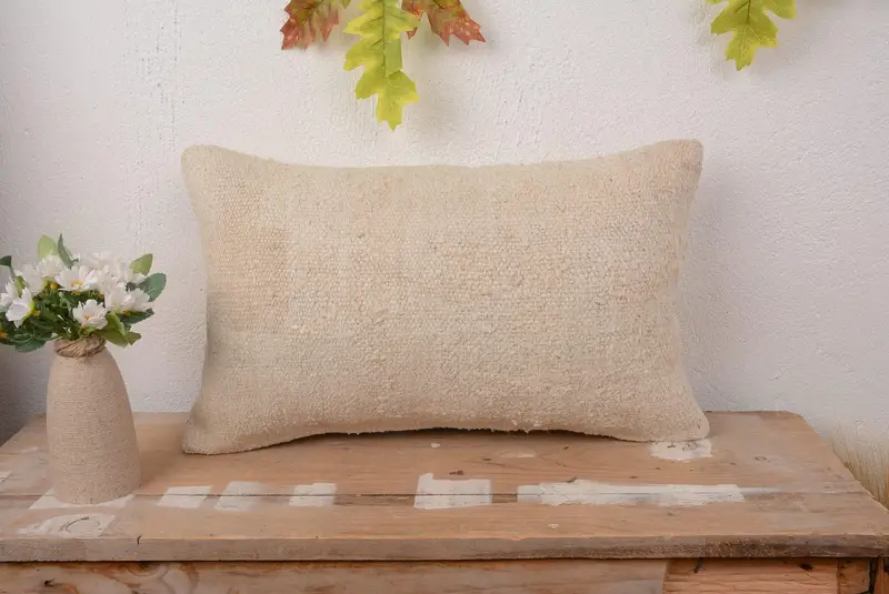 Handgefertigtes besticktes Kissen im Südwesten, vielseitiges 12x20-Wurfkissen