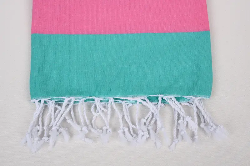 Handmade Gift, Anniversary Gift For Her, Organic towel, 70x40 Cotton Striped Towel, Luxury Turkish beach towel for summer vacation, Gift For Him - 3