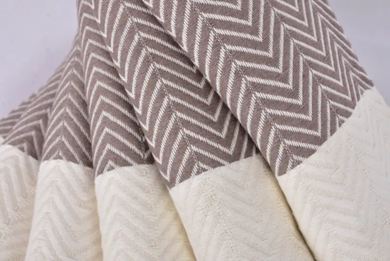 Regalo de despedida de soltera, toalla de zig zag de algodón 70x40, regalo del día de la boda para novia, toalla de regalos de boda, toallas de monograma, regalo hecho a mano, toalla de gimnasia - 5