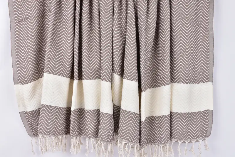 Regalo de despedida de soltera, toalla de zig zag de algodón 70x40, regalo del día de la boda para novia, toalla de regalos de boda, toallas de monograma, regalo hecho a mano, toalla de gimnasia - 8