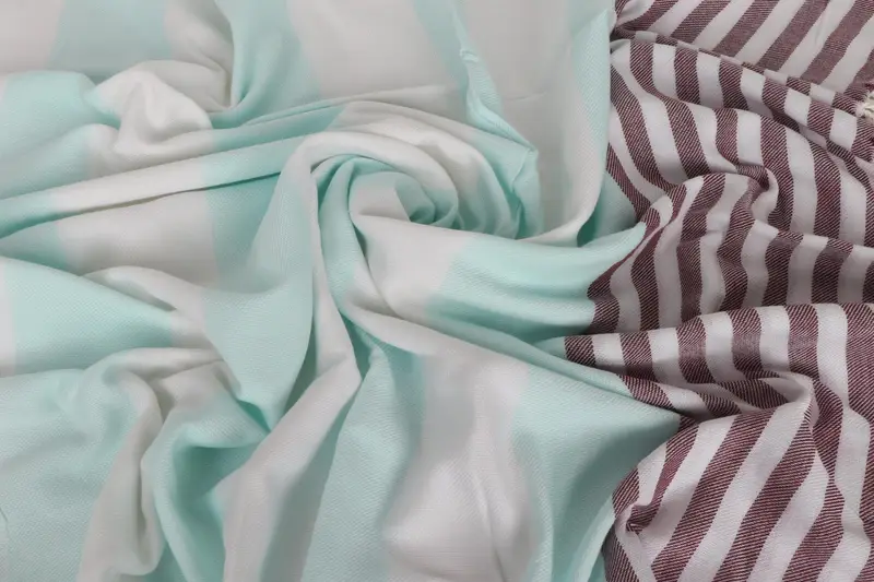Embroidery Towels, 70x40 Cotton Striped Towel, Yoga Towel, Absorbent towel, Summer Towel, Custom Bath Towel, Gift For Her, Sand-resistant towel - 7