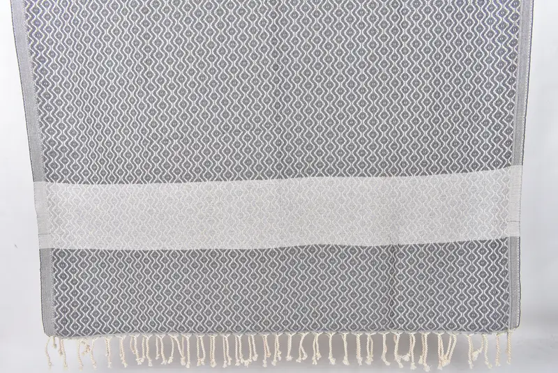 Summer Gift Ideas, Sand-resistant towel, Beach Size Towel, Baby Boy Gift, Organic Towel, Custom Towel, Best Friend Gift, 70x40 Cotton Striped Towel - 8