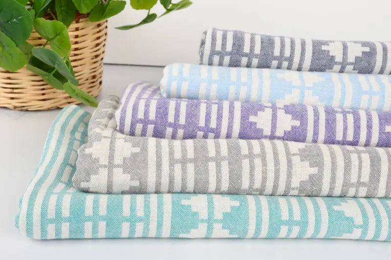 Bath towel, Bachelor Gift, 70x40 Cotton Kilim Design Towel, Custom Wedding Gifts, Monogram Beach Towel, Traditional Turkish peshtemal for hammam - 4