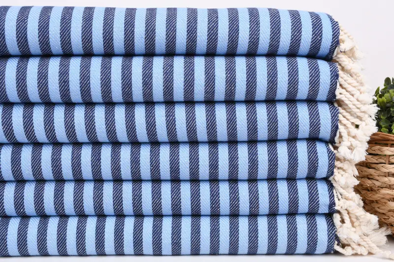 Turkish Towel Set, Custom Wedding Gift, Maid Of Honor Gift, Travel towel, 70x40 Cotton Striped Towel, Gift For Wedding Day, Bachelor Gifts - 2