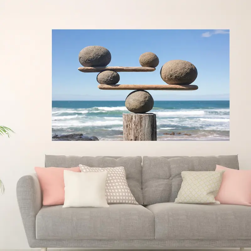 Elegant Printed Glass: Modern Design for Office & Meditation