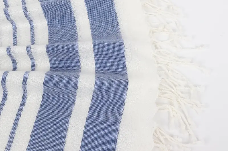 Beach Towel Gift, Home Gift, 70x40 Cotton Striped Towel, Organic cotton Turkish peshtemal towel, Bachelorette Party Decorations, Quick-dry peshtemal - 8