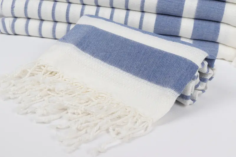 Beach Towel Gift, Home Gift, 70x40 Cotton Striped Towel, Organic cotton Turkish peshtemal towel, Bachelorette Party Decorations, Quick-dry peshtemal - 4