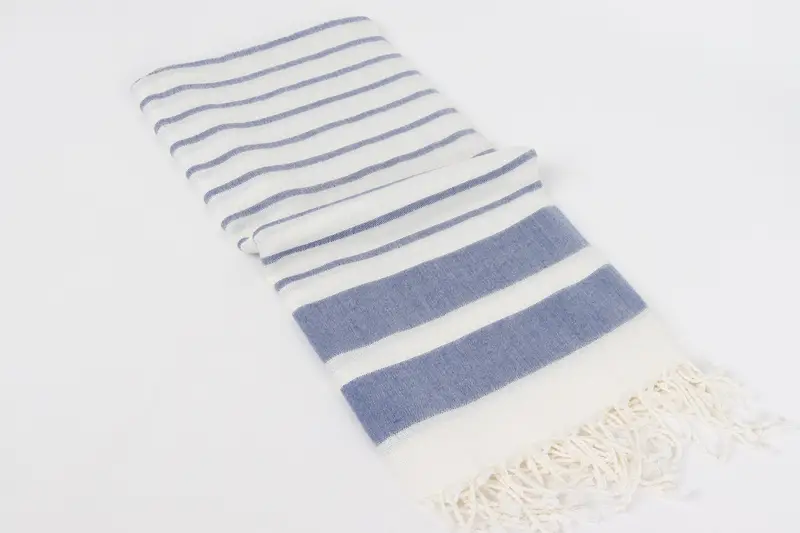Beach Towel Gift, Home Gift, 70x40 Cotton Striped Towel, Organic cotton Turkish peshtemal towel, Bachelorette Party Decorations, Quick-dry peshtemal - 6