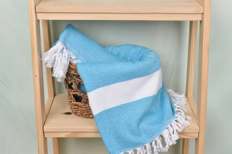 Beach Towel Bulk, Turkish Towel Monogram, Beach Wedding Favor, Personalize Gift, Best Friend Gift, Wedding Gift, 70x40 Cotton Diamond Towel - 4