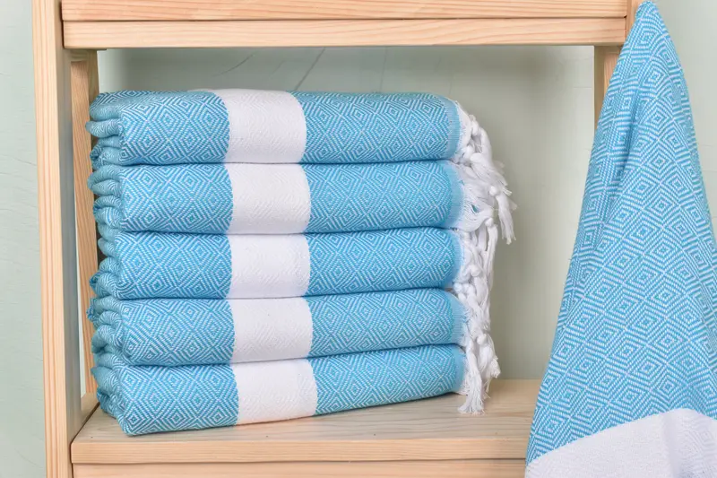 Beach Towel Bulk, Turkish Towel Monogram, Beach Wedding Favor, Personalize Gift, Best Friend Gift, Wedding Gift, 70x40 Cotton Diamond Towel - 1