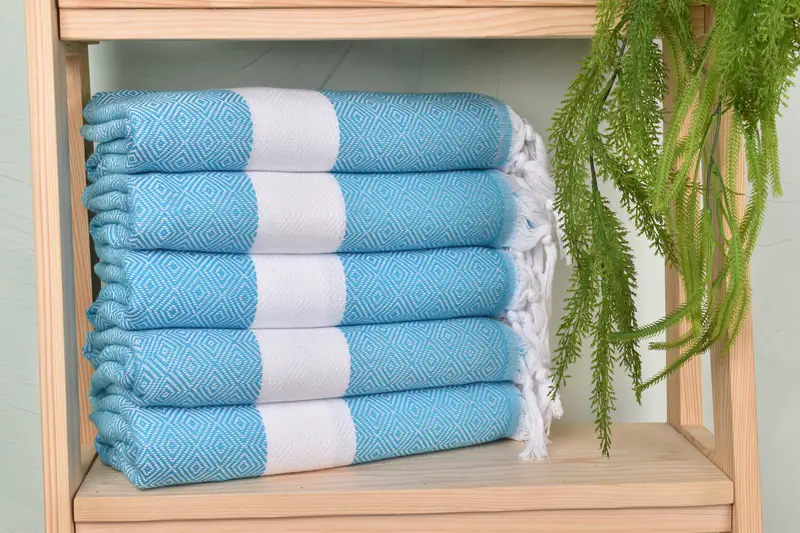 Beach Towel Bulk, Turkish Towel Monogram, Beach Wedding Favor, Personalize Gift, Best Friend Gift, Wedding Gift, 70x40 Cotton Diamond Towel - 2