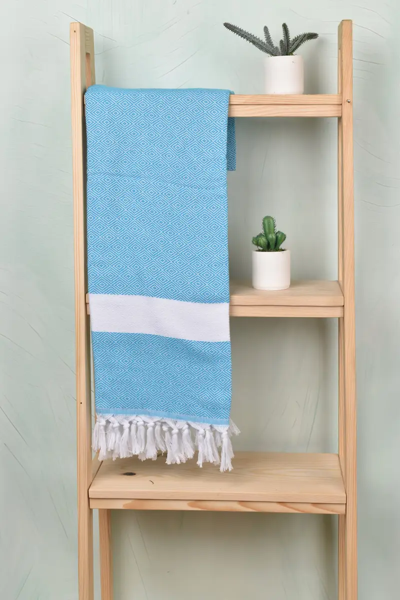 Beach Towel Bulk, Turkish Towel Monogram, Beach Wedding Favor, Personalize Gift, Best Friend Gift, Wedding Gift, 70x40 Cotton Diamond Towel - 8