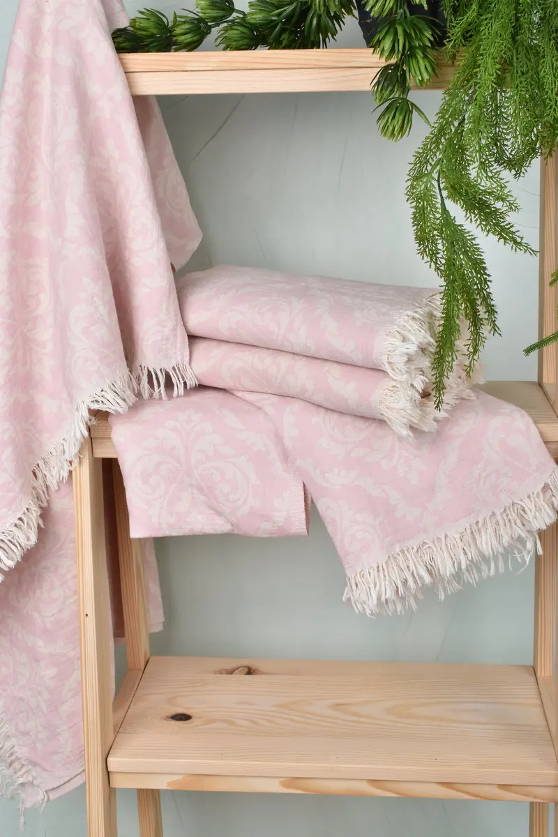 Fringed Turkish peshtemal beach towel USA, Custom Wedding Gift, Turkish Towel USA, Summer Gift, Valentines Day Gift Idea, 68x36 Cotton Baroque Towel - 7