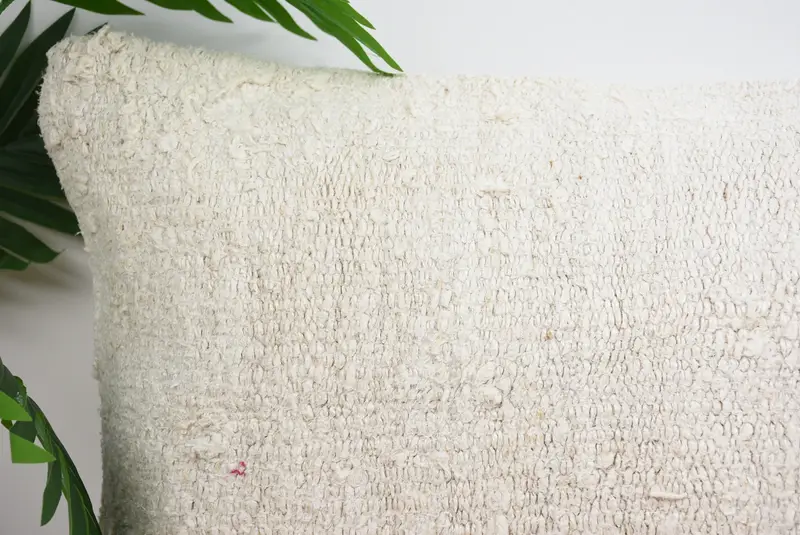 16x24 White Pillow, Vintage Kilim Throw Pillow, Kilim Pillow Cover, Pillow, Interior Designer Pillow, Ethnic Throw Cushion Cover - 2