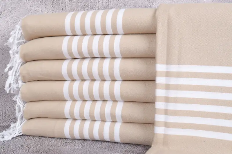 Turkish Towel Beach, Turkish Bath Towel Set, 70x40 Cotton Striped Towel, Best Friend Wedding Gift, Turkish beach towel, Turkish towel, Home Gift - 1